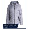 imageReebok Womens Softshell Jacket  Lightweight Weather Resistant Hooded Winter Jacket  Athletic Outerwear Jackets for WomenDove Grey