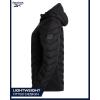 imageReebok Womens Softshell Jacket  Lightweight Weather Resistant Hooded Winter Jacket  Athletic Outerwear Jackets for WomenJet Black