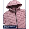 imageReebok Womens Softshell Jacket  Lightweight Weather Resistant Hooded Winter Jacket  Athletic Outerwear Jackets for WomenRose Pink