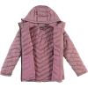 imageReebok Womens Softshell Jacket  Lightweight Weather Resistant Hooded Winter Jacket  Athletic Outerwear Jackets for WomenRose Pink