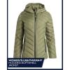 imageReebok Womens Softshell Jacket  Lightweight Weather Resistant Hooded Winter Jacket  Athletic Outerwear Jackets for WomenSage