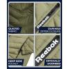 imageReebok Womens Softshell Jacket  Lightweight Weather Resistant Hooded Winter Jacket  Athletic Outerwear Jackets for WomenSage