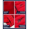 imageReebok Womens Softshell Jacket  Lightweight Weather Resistant Hooded Winter Jacket  Athletic Outerwear Jackets for WomenVector Red
