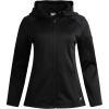 imageReebok Womens Jacket  Active Performance Fleece Lined Softshell Jacket with Hood  Lightweight Jackets for Women S3XBlack Ink