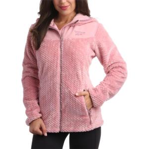 imageReebok Womens Fleece Zip Up Jacket  Warm Snow Fleece Winter Jacket with Hood  Insulated Winter Jackets for Women SXLMauve