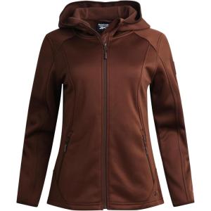 imageReebok Womens Jacket  Active Performance Fleece Lined Softshell Jacket with Hood  Lightweight Jackets for Women S3XCognac