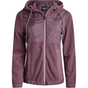 imageReebok Womens Jacket  Polar Fleece Sweatshirt Jacket  Lightweight Coat for Women SXLGrape