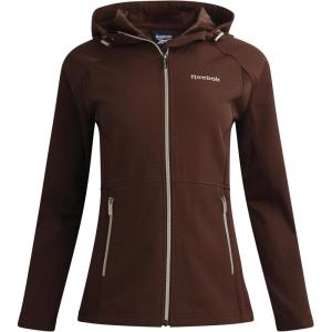 imageReebok Womens Jacket  Windproof Woven Softshell Jacket with Hood for Running Hiking  Lightweight Jackets for Women SXLTruffle