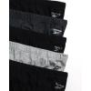 imageReebok Low Rise Mens Underwear Briefs  5 Pack Performance Briefs Cotton Underwear For Men with Contour Pouch Sizes SXLBlackHeather GreyCharcoal Heather
