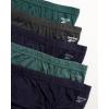 imageReebok Low Rise Mens Underwear Briefs  5 Pack Performance Briefs Cotton Underwear For Men with Contour Pouch Sizes SXLDark GreenCharcoalNavy BlueHeather Green