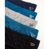 imageReebok Low Rise Mens Underwear Briefs  5 Pack Performance Briefs Cotton Underwear For Men with Contour Pouch Sizes SXLNavyOcean BlueLight GreyBlack