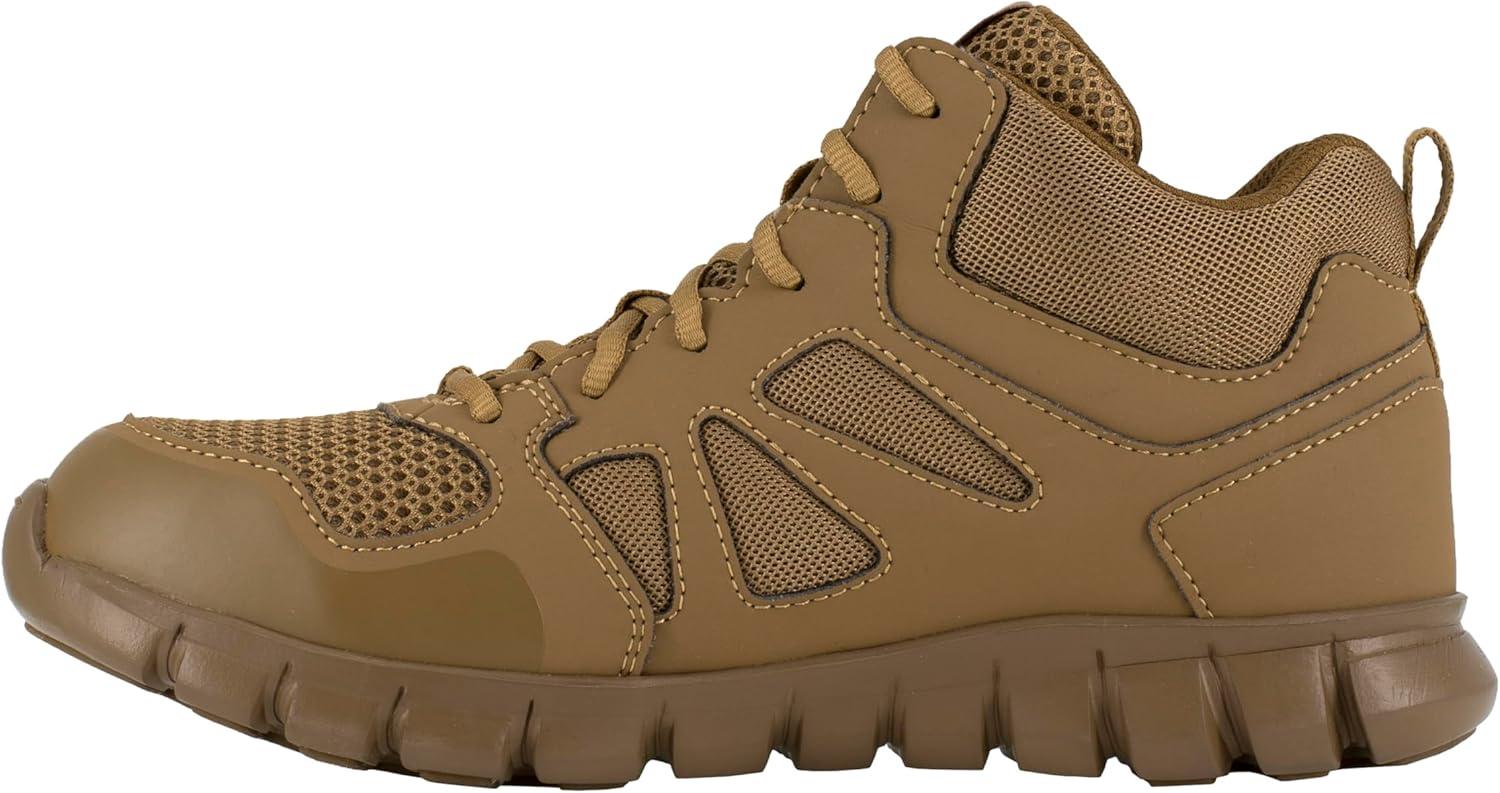 imageReebok Mens Sublite Cushion Tactical Soft Toe Lifestyle Work ampamp Safety ShoesCoyote