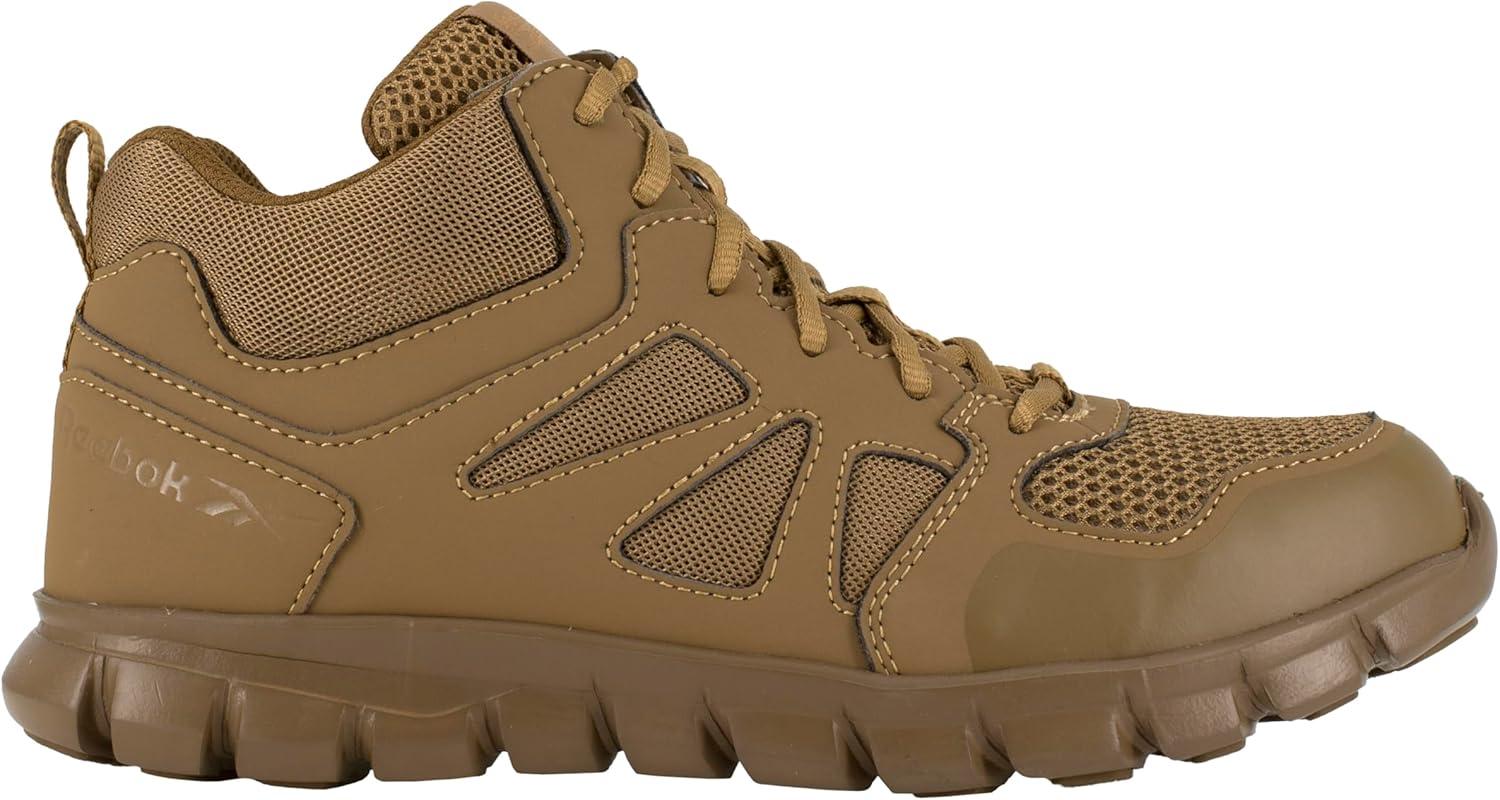 imageReebok Mens Sublite Cushion Tactical Soft Toe Lifestyle Work ampamp Safety ShoesCoyote