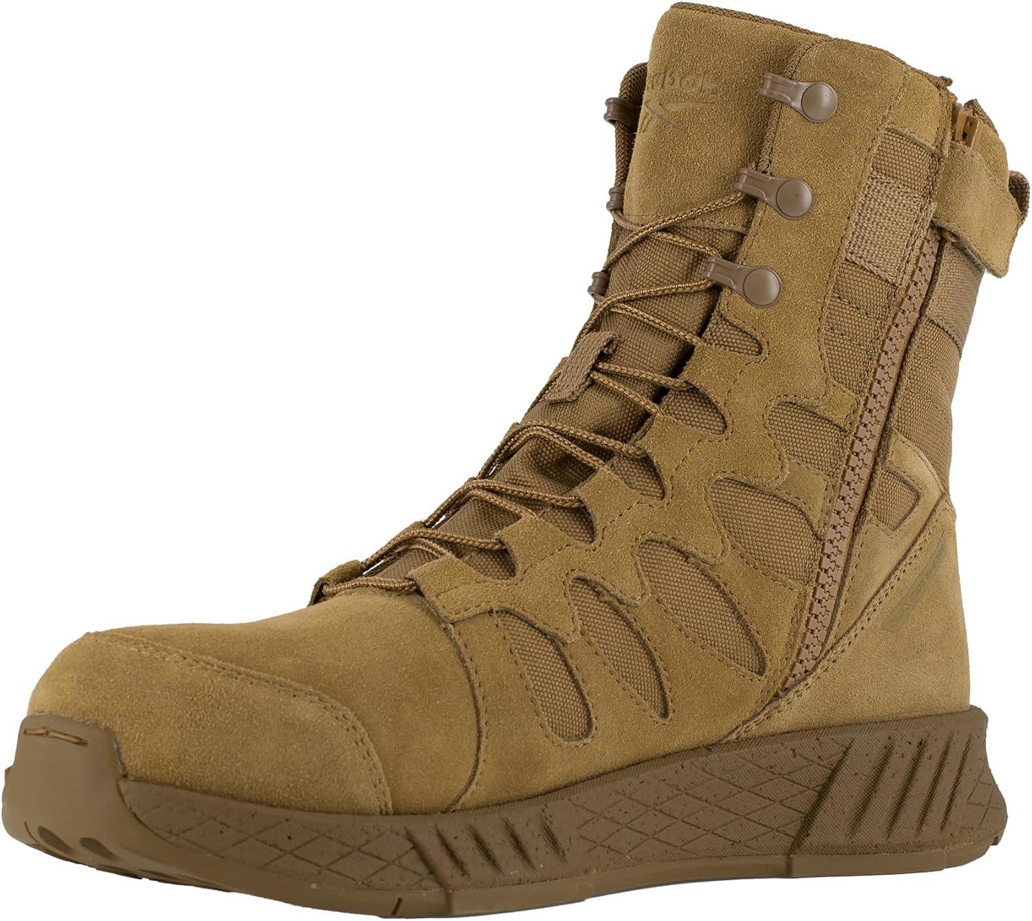 imageReebok Work Floatride Energy Tactical 8quot Composite Toe Mens OxfordCoyote