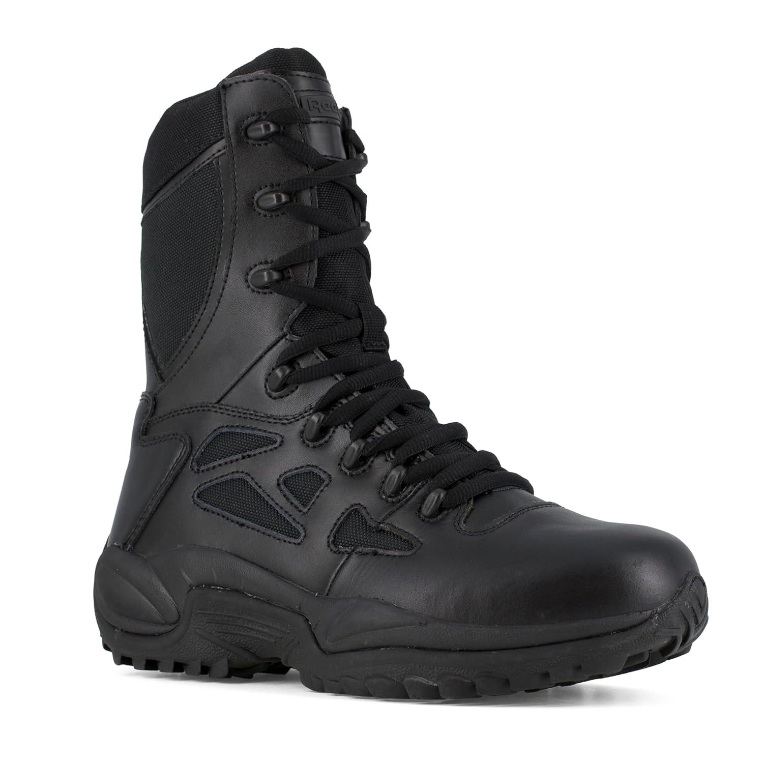 imageReebok Work RAPID RESPONSE 8quot Mens Boot 9 DM US BlackBlack
