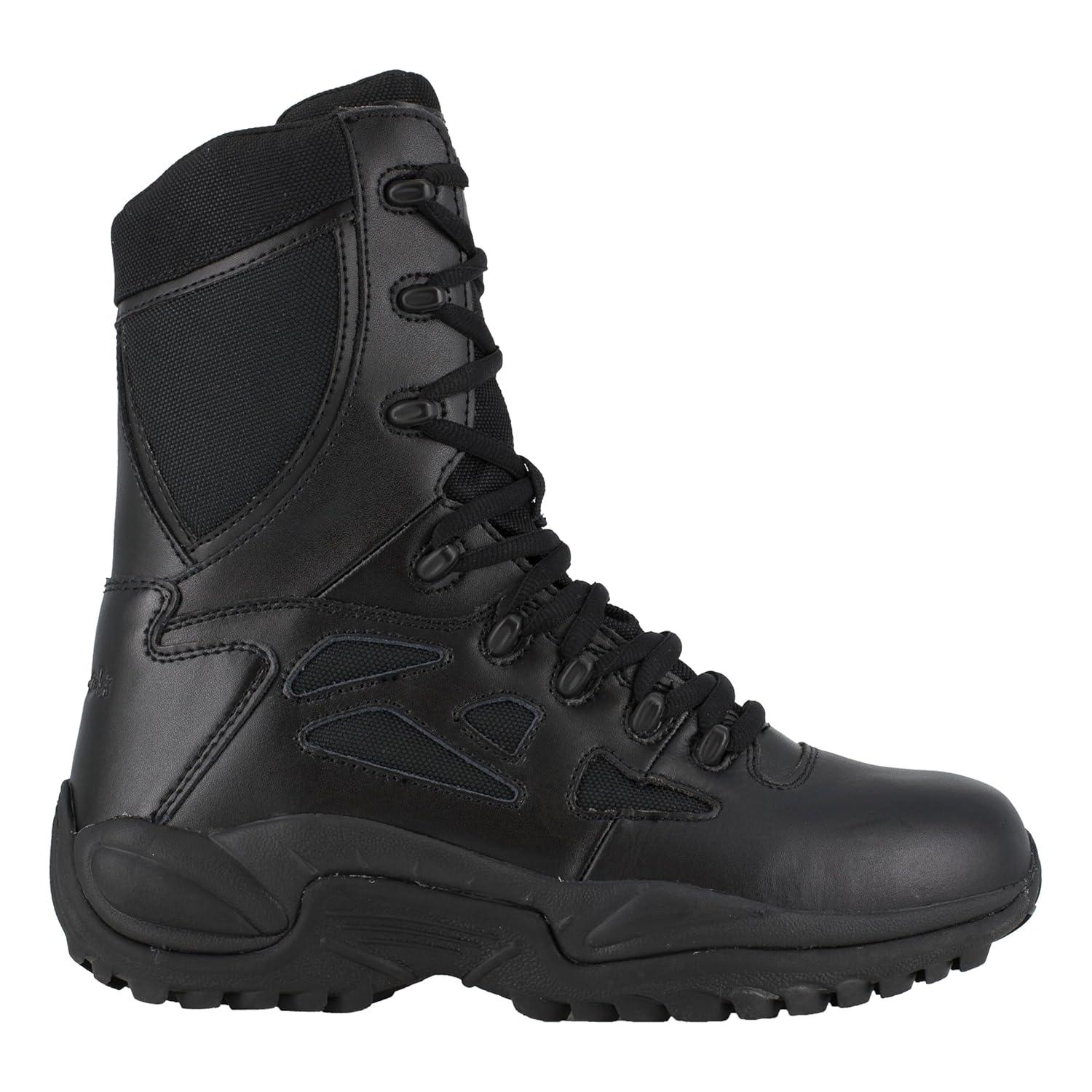 imageReebok Work RAPID RESPONSE 8quot Mens Boot 9 DM US BlackBlack