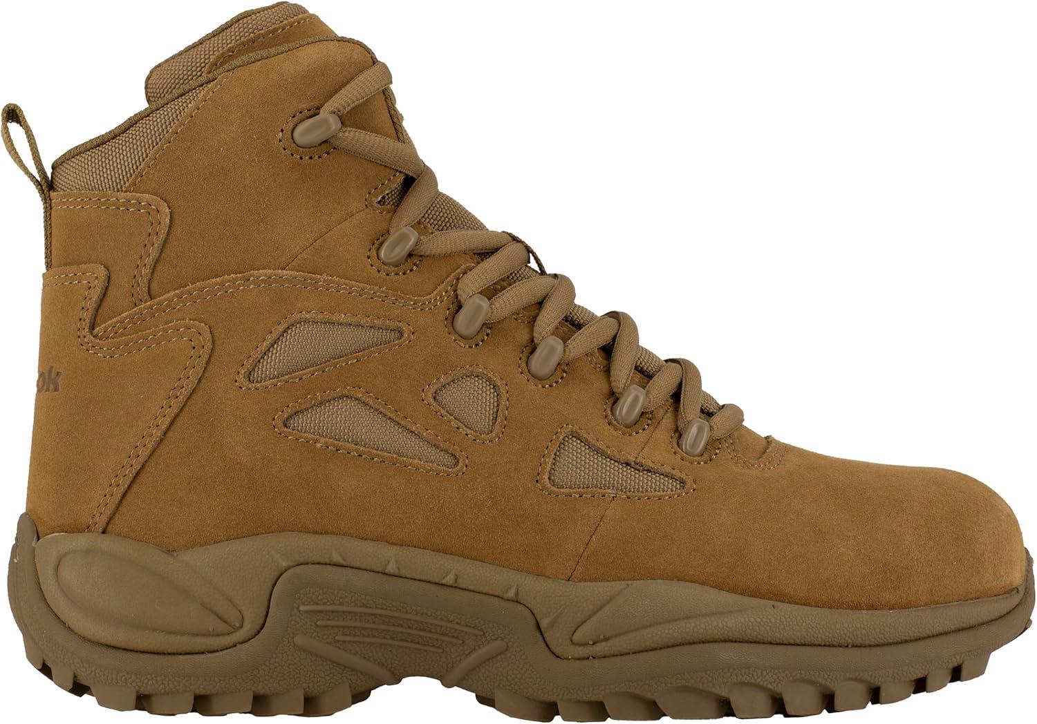 imageReebok Work Rapid Response RB 8quot Boot Womens BootCoyote