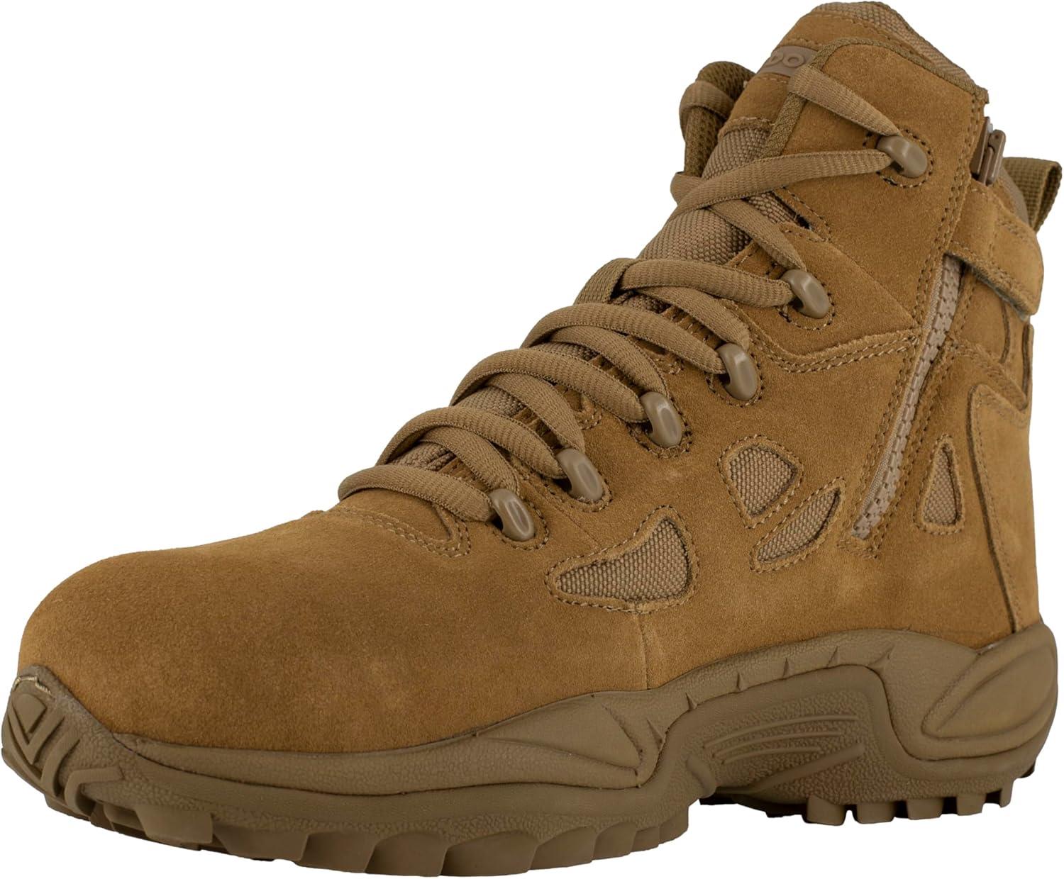 imageReebok Work Rapid Response RB 8quot Boot Womens BootCoyote