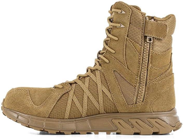 imageReebok Work Trailgrip Tactical 8quot Side Zip Mens BootCoyote