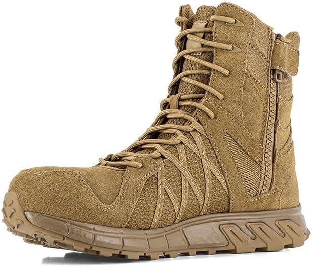 imageReebok Work Trailgrip Tactical 8quot Side Zip Mens BootCoyote