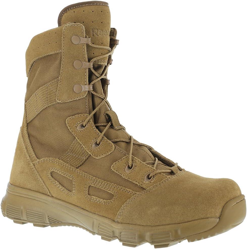 imageReebok Work Womens Hyper Velocity 8 Inch Electrical Soft Toe WorkDuty  BeigeCoyote