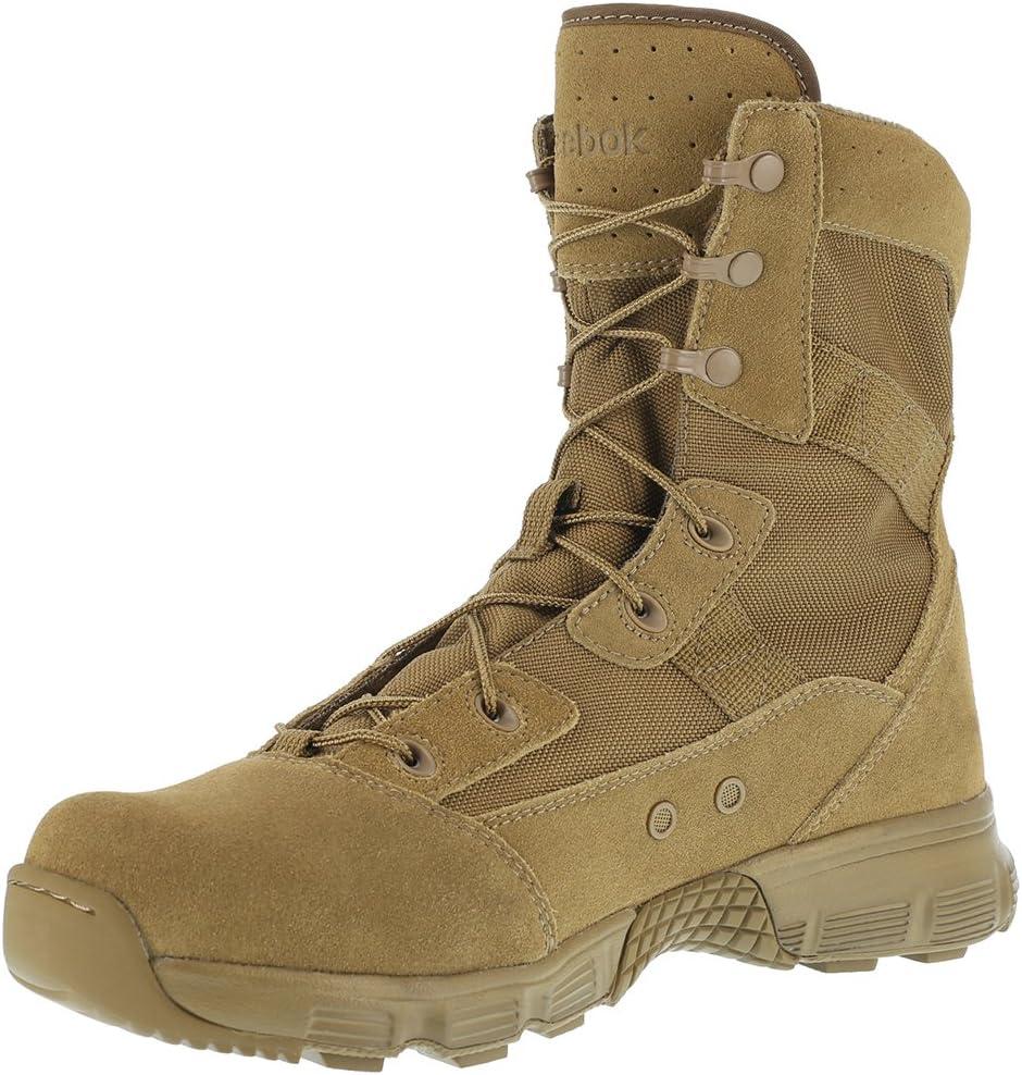 imageReebok Work Womens Hyper Velocity 8 Inch Electrical Soft Toe WorkDuty  BeigeCoyote