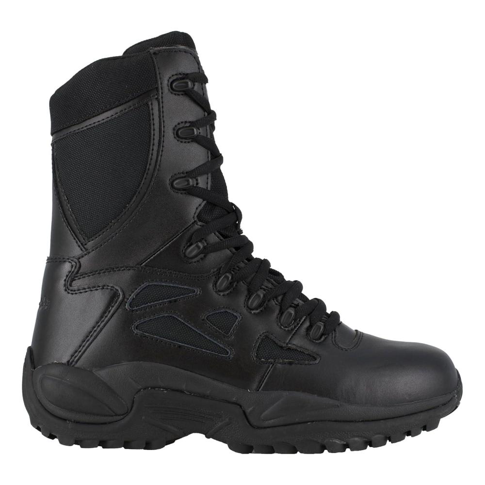imageReebok Work RAPID RESPONSE 8quot Mens Boot 9 DM US BlackBlack