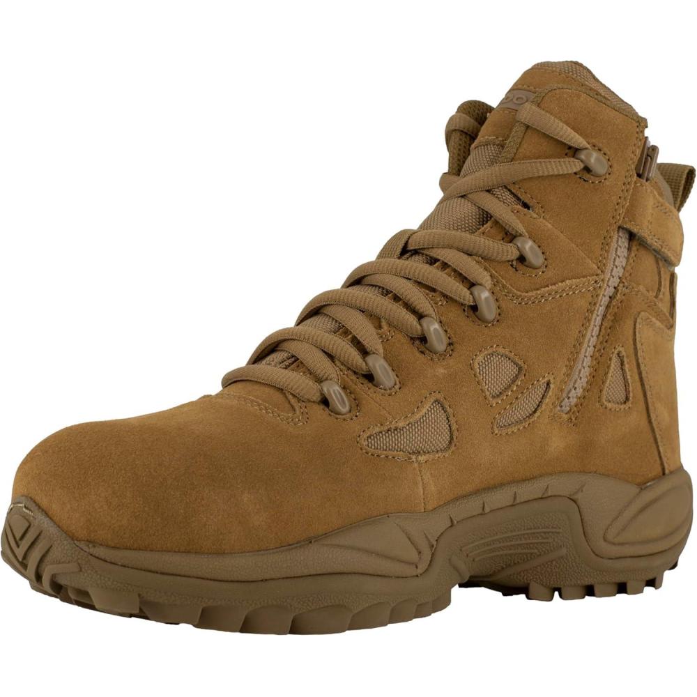 imageReebok Work Rapid Response RB 8quot Boot Womens BootCoyote
