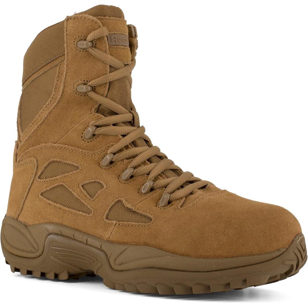 imageReebok Work Rapid Response RB 8quot Composite Toe Mens BootCoyote