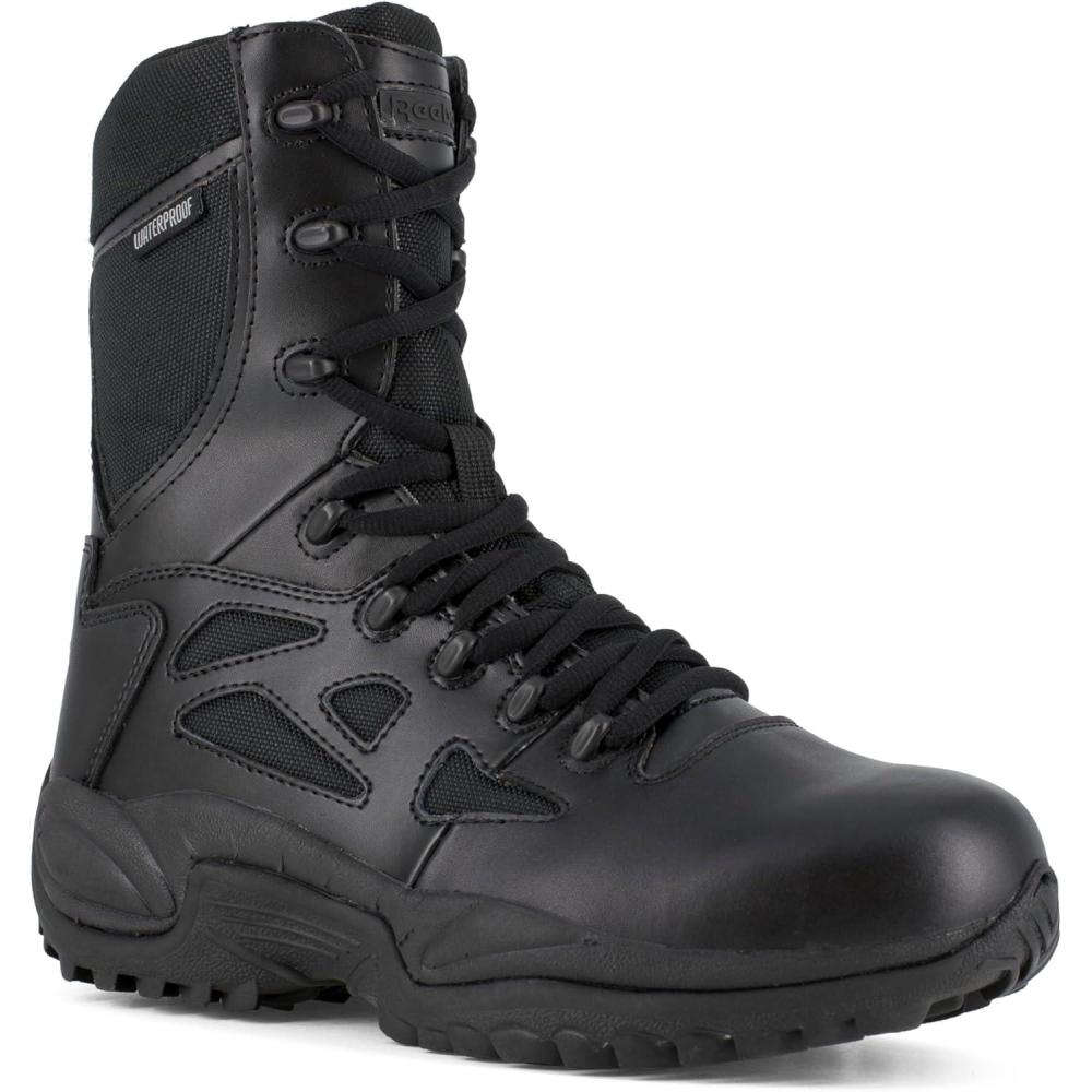 imageReebok Work Rapid Response RB 8quot WP Boot Womens BootBlack