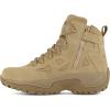 imageReebok Mens Rb8694 Rapid Response Rb Composite Toe 6quot Tactical Stealth Boot Sidezipper Desert Tan Military ampamp Tactical BootsDesert Tan