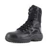 imageReebok mens Rapid Response Rb Safety Toe 8quot Stealth With Side Zipper military and tactical boots Black 9 US13