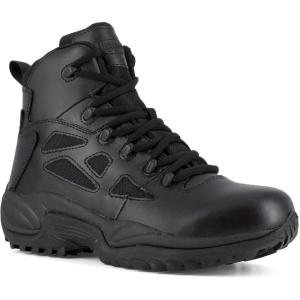 imageReebok Mens Rapid Response Rb Rb8678 Stealth 6 Boot with Side Zipper Black Soft Toe Hiking ShoeBlack