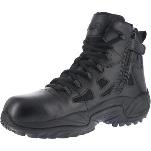 imageReebok Mens Rb8694 Rapid Response Rb Composite Toe 6quot Tactical Stealth Boot Sidezipper Desert Tan Military ampamp Tactical BootsBlack