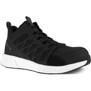imageReebok Work Mens Fusion Flexweave Eh Comp Toe Mid Black and White  9 Medium