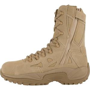 imageReebok Work Rapid Response RB 8quot Composite Toe Mens BootDesert Tan