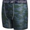 imageReebok Boys Boxer Briefs  2 Pack Soft Comfort Performance Stretch Underwear  Breathable Boxers for Boys 818Camo BlueGreen