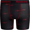 imageReebok Boys Boxer Briefs  3 Pack Soft Comfort Performance Stretch Boys Underwear  Breathable Boxers for Boy 618BlackBlack Print With Contrast