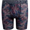imageReebok Boys Boxer Briefs  4 Pack Soft Breathable MoistureWicking Boxers  Underwear Pack for Boys Sizes 618Monument PrintBlackSapphire BlueMaritime Blue