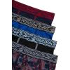 imageReebok Boys Boxer Briefs  4 Pack Soft Breathable MoistureWicking Boxers  Underwear Pack for Boys Sizes 618Monument PrintBlackSapphire BlueMaritime Blue