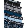 imageReebok Boys Boxer Briefs  5 Pack Breathable Performance Stretch Athletic Underwear Boxers for Boys with Contour Pouch 618Black PrintSky BlueBlackLegion BlueStone Grey