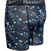 imageReebok Boys Boxer Briefs  5 Pack Breathable Performance Stretch Athletic Underwear Boxers for Boys with Contour Pouch 618Black PrintSky BlueBlackLegion BlueStone Grey
