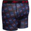imageReebok Boys Boxer Briefs  5 Pack Breathable Performance Stretch Athletic Underwear Boxers for Boys with Contour Pouch 618Light Grey MelangeBlue DepthsChinese RedBlue Depths PrintBlack