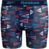 imageReebok Boys Boxer Briefs  5 Pack Breathable Performance Stretch Athletic Underwear Boxers for Boys with Contour Pouch 618Maritime Blue PrintAtomic BlueChinese Red