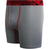 imageReebok Boys Boxer Briefs  5 Pack Breathable Performance Stretch Athletic Underwear Boxers for Boys with Contour Pouch 618Red PrintGreyRedBlackGrey