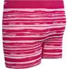 imageReebok Girls Bike Shorts  2 Pack Stretch Performance Dance Cartwheel Shorts for Girls  Seamless Underwear Shorties 616Pink JacquardBlack