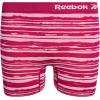 imageReebok Girls Bike Shorts  2 Pack Stretch Performance Dance Cartwheel Shorts for Girls  Seamless Underwear Shorties 616Pink JacquardBlack