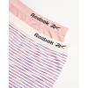 imageReebok Girls Bike Shorts  2 Pack Stretch Performance Dance Cartwheel Shorts for Girls  Seamless Underwear Shorties 616Pink SpacedyeRose