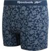 imageReebok Girls Bike Shorts  4 Pack Stretch Performance Dance Cartwheel Shorts for Girls  Seamless Underwear Shorties 616Blue JacquardGrey