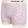 imageReebok Girls Bike Shorts  4 Pack Stretch Performance Dance Cartwheel Shorts for Girls  Seamless Underwear Shorties 616Pink Space DyeRose